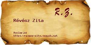 Révész Zita névjegykártya
